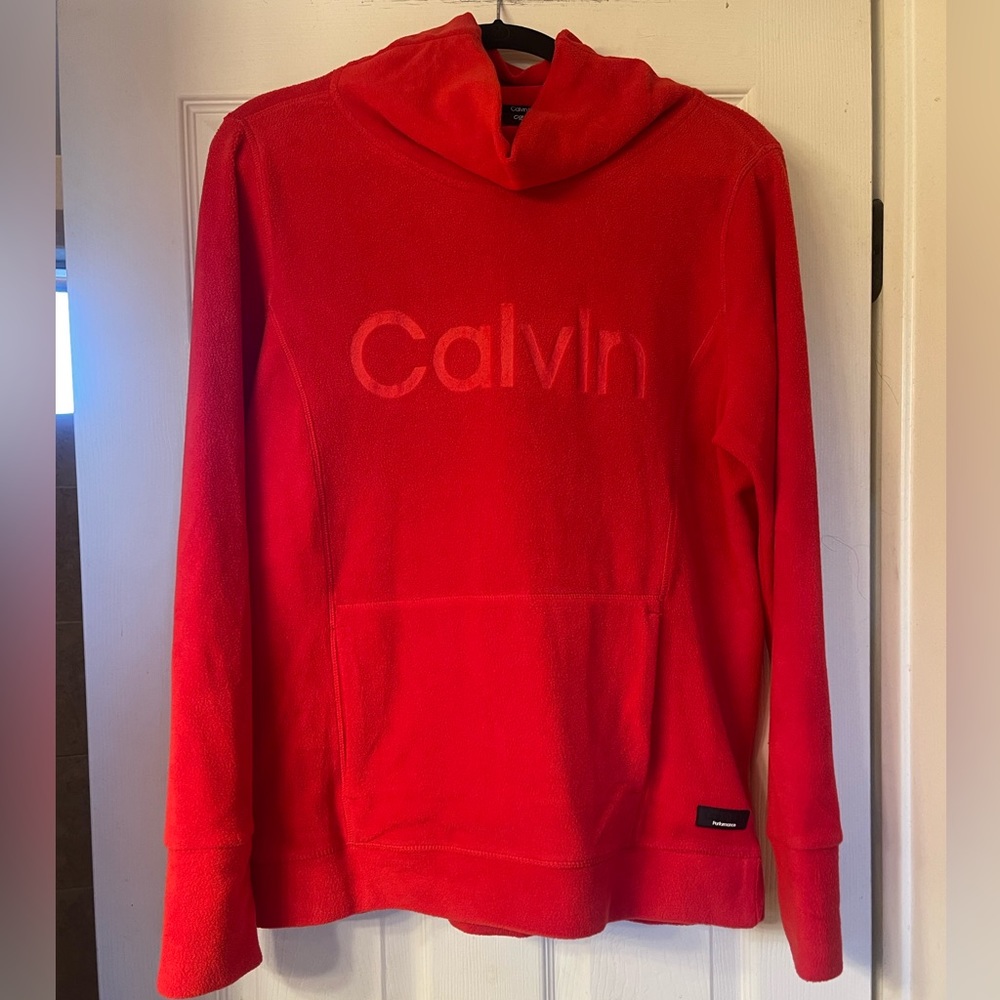 Beautiful Red Calvin Klein Performance Sweater Size Large